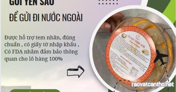 QUY TRÌNH ĐÓNG GÓI YẾN SÀO GỬI ĐI MỸ – AN TOÀN – KHÔNG BỂ VỠ