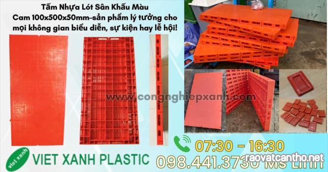 Sàn nhựa lót hội chợ kê hàng – Kích thước 1000x500x50mm – Giá Tốt tại TP.HCM