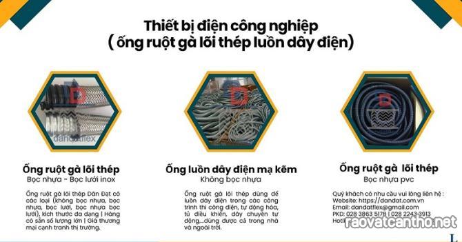 Sản xuất ống luồn dây điện (ống ruột gà lõi thép) giá thương mại