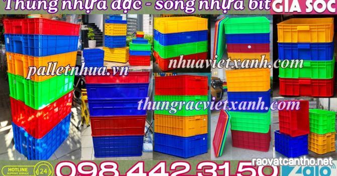 Sóng nhựa bít - thùng nhựa đặc - thùng nhựa công nghiệp đặc