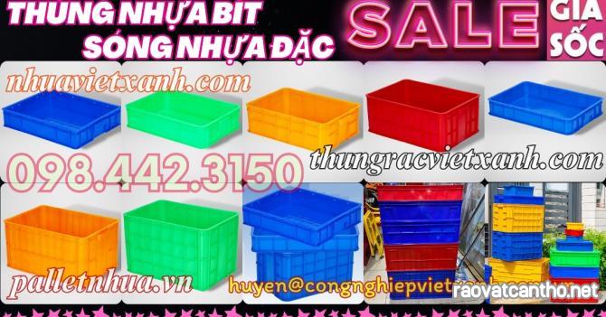 Sóng nhựa bít - thùng nhựa đặc - thùng nhựa công nghiệp đặc