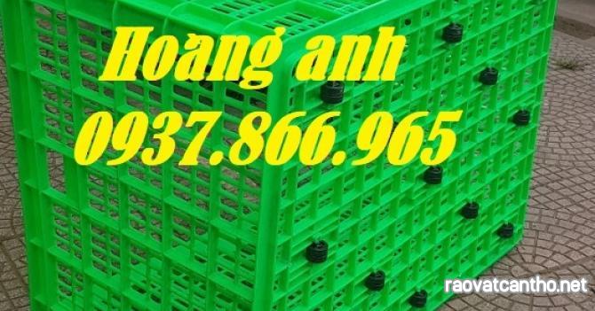 Sọt nhựa 26 bánh xe, sọt nhựa công nghiệp, sọt nhựa đẩy hàng, sọt kéo hàng, sọt có b