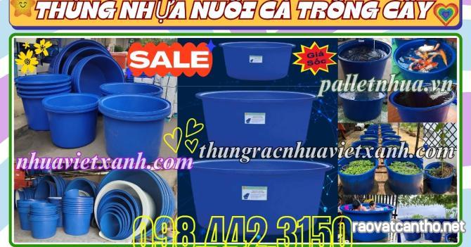 Tank nhựa - thùng nhựa tròn dung tích lớn từ 200 lít đến 4000 lít