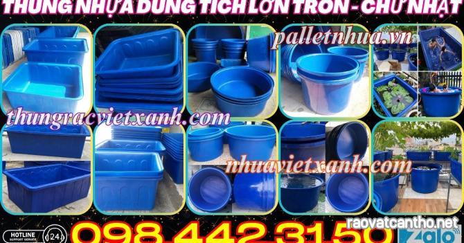 Tank nhựa dung tích lớn - Thùng nhựa dung tích lớn