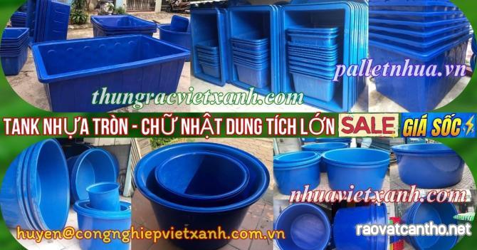 Tank nhựa dung tích lớn - Thùng nhựa dung tích lớn