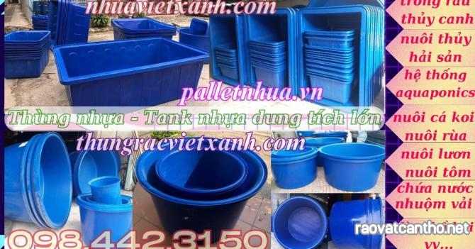 Tank nhựa dung tích lớn - Thùng nhựa dung tích lớn