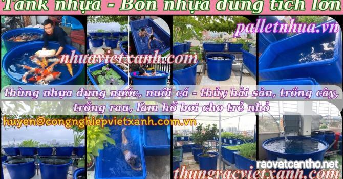 Tank nhựa dung tích lớn - Thùng nhựa dung tích lớn