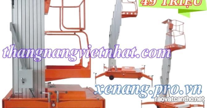 THANH LÝ XẢ HÀNG giá cực sốc - thang nâng điện đơn 125kg nâng cao 8 mét