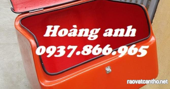 Thùng chở hàng sau xe máy giá tại xưởng, xưởng sản xuất thùng chở hàng tại hà nội,