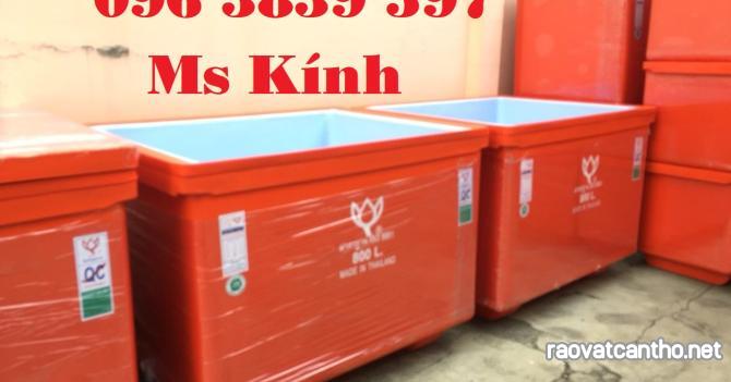 Thùng giữ lạnh Thái Lan 800 lít, thùng đá Thái Lan, thùng ướp hải sản - 096 3839 597 Ms Kính