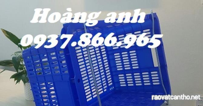 Thùng nhựa- sóng nhựa hở, sọt đựng thực phẩm, sóng quai sắt, sọt nhựa