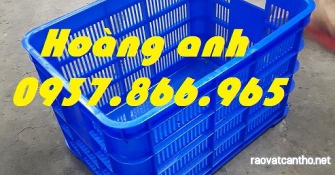 Thùng nhựa đáy đặc, sọt cao 31 đáy đặc, sọt nhựa rỗng, sọt đựng rau củ, thùng nhựa