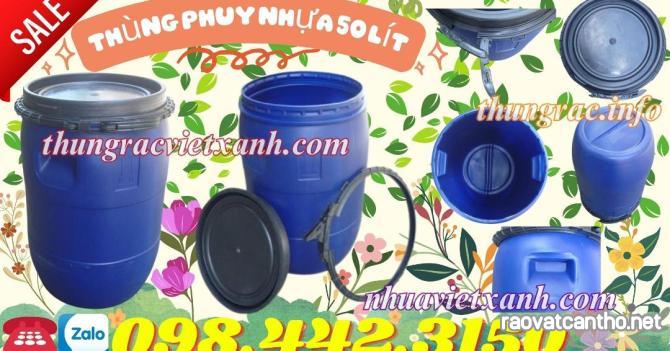 Thùng phuy nhựa đai nhựa 30 lít và 50 lít giá rẻ call/zalo 098.442.3150 Huyền