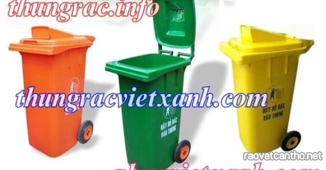 Thùng rác 120 lít nắp hở MGB140