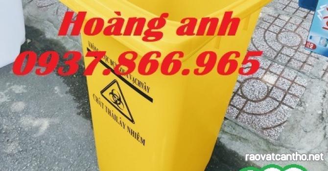 Thùng rác 120l, thùng đựng rác công nghiệp, thùng rác tòa nhà, thùng rác văn phòng, th