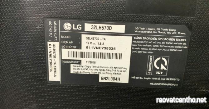 Tivi Internet Lg 32LH570 32 Inch Đẹp