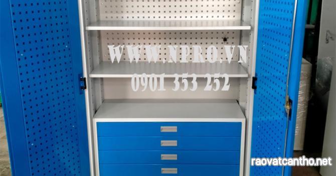 Tủ đồ nghề 2 cánh KT: W1100xD500xH1800mm