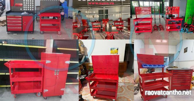 Tủ đồ nghề 5 ngăn kéo sơn tĩnh điện màu xanh dương