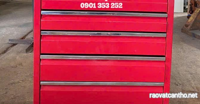 Tủ đồ nghề 5 ngăn kéo sơn tĩnh điện màu xanh dương