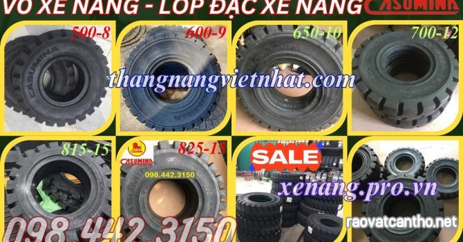 Vỏ xe nâng lốp đặc CASUMINA dùng cho xe nâng động cơ