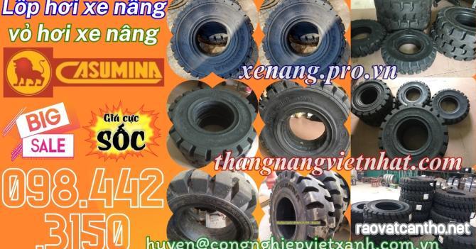 Vỏ xe nâng lốp đặc CASUMINA dùng cho xe nâng động cơ