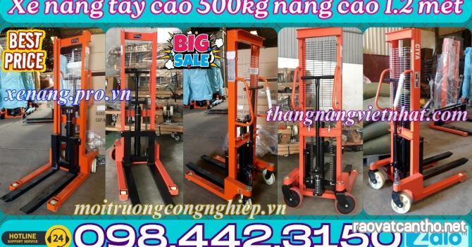 Xe nâng cao mini 500kg nâng cao 1200mm A0.5T/1.2M – NIULI