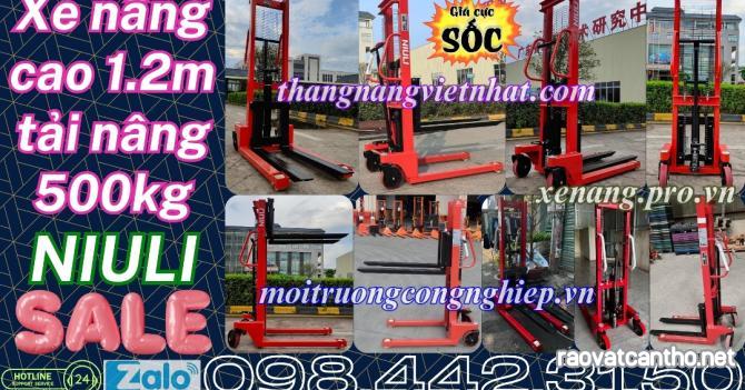 Xe nâng cao mini 500kg nâng cao 1200mm A0.5T/1.2M – NIULI