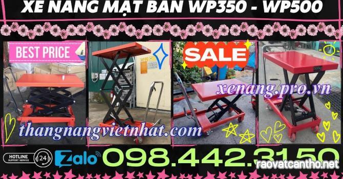 Xe nâng mặt bàn 350kg nâng cao 1.5 mét và 500kg nâng cao 900mm