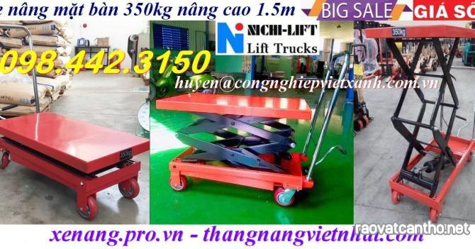 Xe nâng mặt bàn WP350 - 350kg nâng cao 1.5 mét giá rẻ call 0984423150 – Huyền