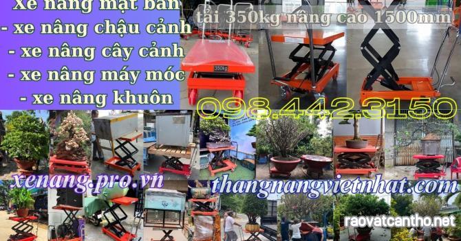 Xe nâng mặt bàn WP350 tải 350kg nâng cao 1500mm - sale giá cực sốc