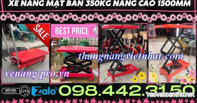 Xe nâng mặt bàn WP350 tải 350kg nâng cao 1500mm - sale giá cực sốc