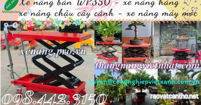 Xe nâng mặt bàn WP350 tải 350kg nâng cao 1500mm - sale giá cực sốc