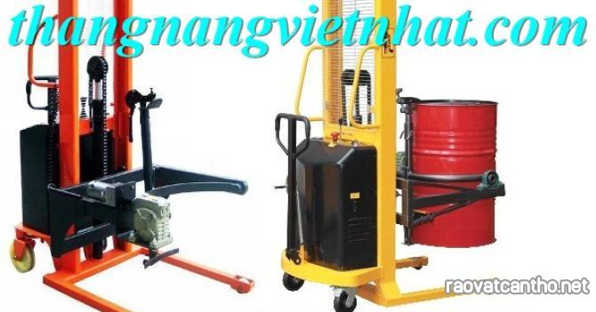 Xe nâng quay đổ phuy điện EDT500-M - 500kg nâng cao 1.6 mét - xả kho giá sốc call/zalo 0984423150