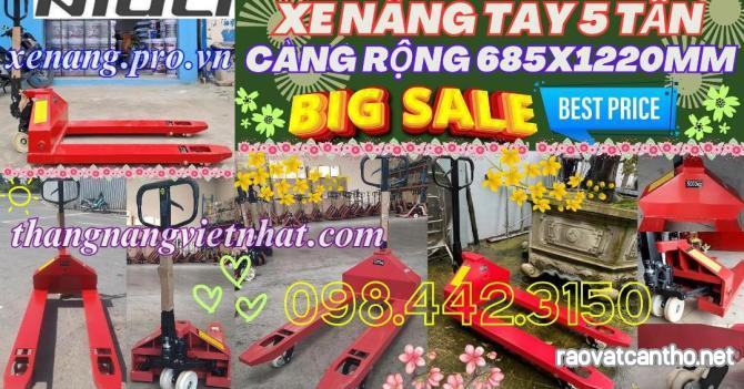 Xe nâng tay 2.5 tấn - 3 tấn - 4 tấn - 5 tấn