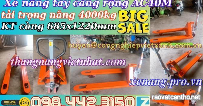 Xe nâng tay 2.5 tấn - 3 tấn - 4 tấn - 5 tấn