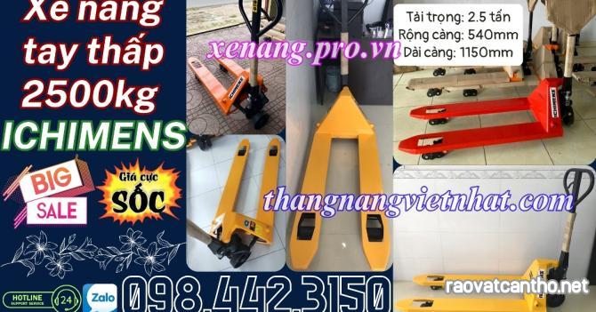 Xe nâng tay 2.5 tấn càng hẹp XT540-1150-2.5T ICHIMENS