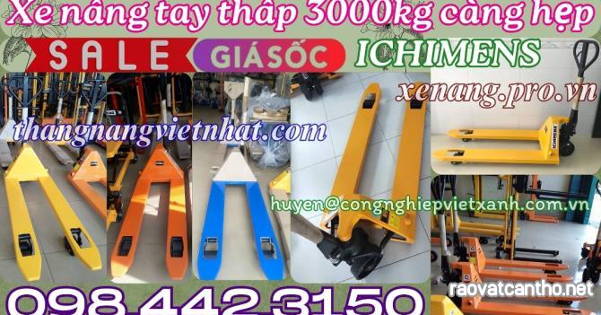 Xe nâng tay 3 tấn càng hẹp XT540-1150-3T ICHIMENS