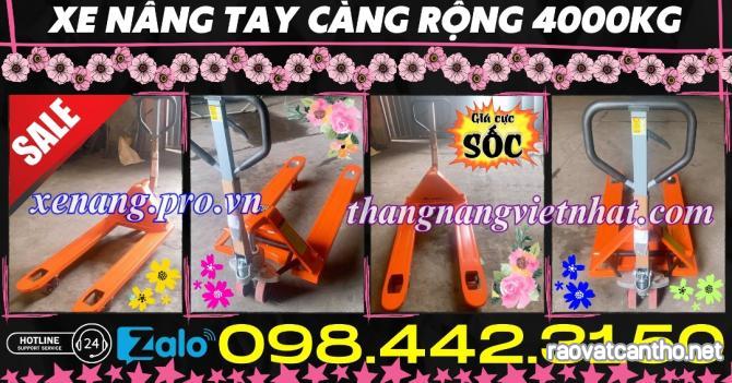 Xe nâng tay 4 tấn càng rộng AC40M – NIULI