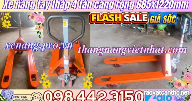 Xe nâng tay 4 tấn càng rộng AC40M – NIULI