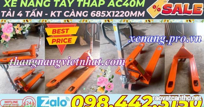 Xe nâng tay 4 tấn càng rộng AC40M – NIULI