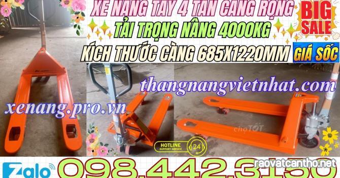 Xe nâng tay 4 tấn càng rộng AC40M – NIULI