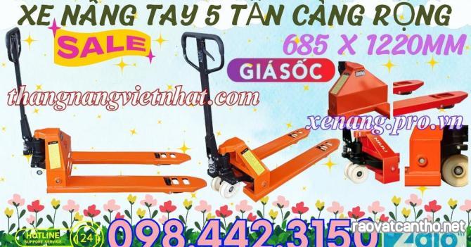 Xe nâng tay 5 tấn AC50M càng rộng 685x1220mm