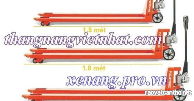 Xe nâng tay càng siêu dài 1.5m - 1.8m - 2m - tải 2 tấn và 2.5 tấn