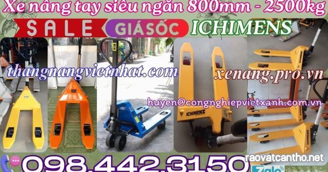 Xe nâng tay siêu ngắn 800mm XT540-800-2.5T ICHIMENS