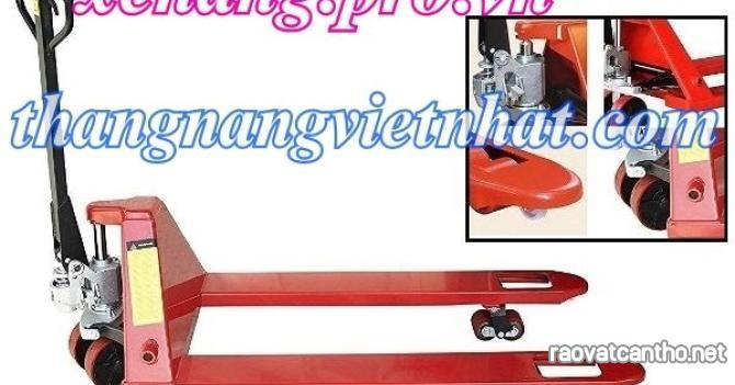 Xe nâng tay thấp 3 tấn càng rộng 685x1220mm