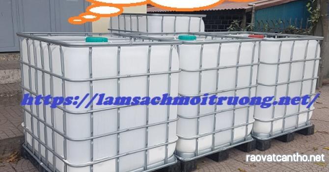 Xuất bồn cũ số lượng lớn, bồn nhựa, tank 1 khối, bồn 1000l, tank cũ đựng xăng dầu