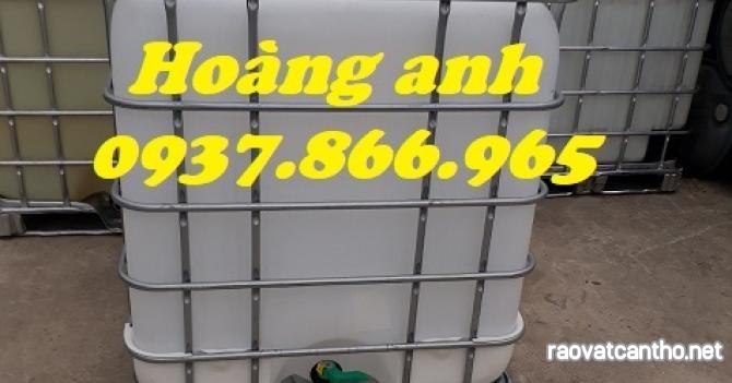 Xuất bồn cũ số lượng lớn, bồn nhựa, tank 1 khối, bồn 1000l, tank cũ đựng xăng dầu